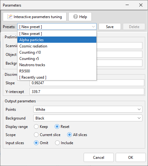 Presets